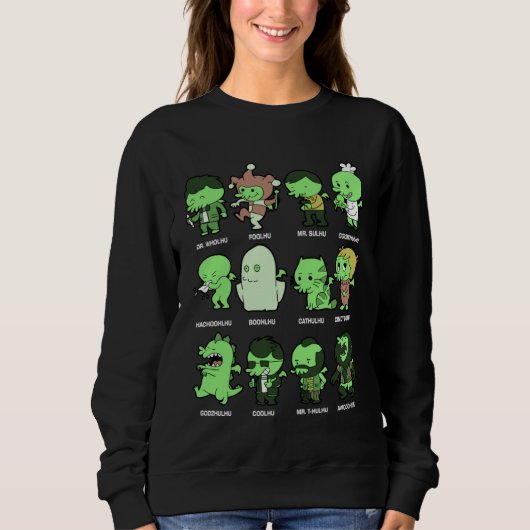 Cutes Cthulhus Mythos Cosplay Artwork Sweatshirt (Vorderseite)