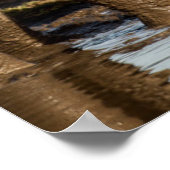 Cutest Baby Animals | Baby Elephant & Mama Poster (Ecke)