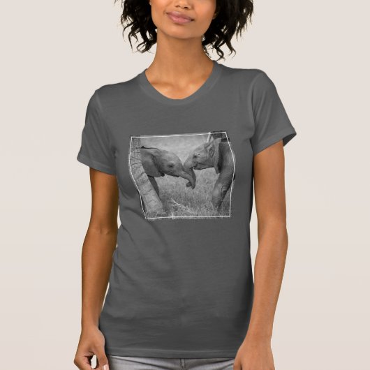 Cutest Baby Animals | Baby Elephants Greeting T-Shirt (Vorderseite)