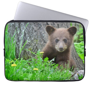 Cutest Baby Animals Brown Bear Cub Laptopschutzhülle