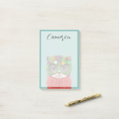 Cutest Baby Animals | Cat Christmas Sweater Post-it Klebezettel (Auf Schreibtisch)