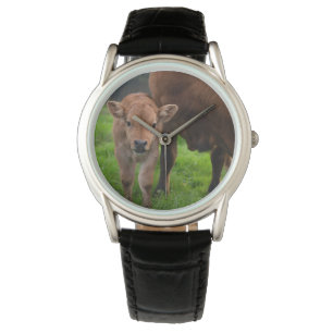 Cutest Baby Animals Cow & Calf Armbanduhr