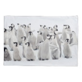 Cutest Baby Animals | Emperor Penguin Chicks Kissenbezug (Rückseite)