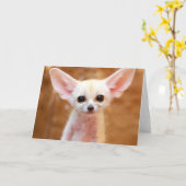 Cutest Baby Animals | Fennec Fox Karte (Gelbe Blume)