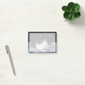 Cutest Baby Animals | Fluffy B&W Kitten Post-it Klebezettel (Büro)