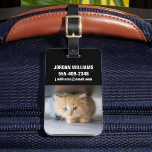 Cutest Baby Animals   Fluffy Orange Kitten Gepäckanhänger