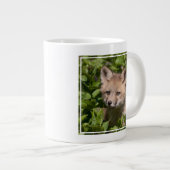Cutest Baby Animals | Fox Kit Jumbo-Tasse (Vorderseite Rechts)