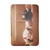 Cutest Baby Animals | French Bulldog Family Badematte (Vorderseite Vertikal)