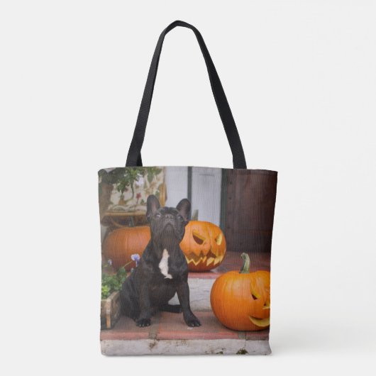 Cutest Baby Animals | French Bulldog Halloween Tasche (Rückseite)