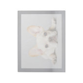 Cutest Baby Animals | French Bulldog Lying Down Notizblock (Rotiert)