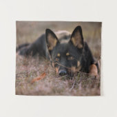 Cutest Baby Animals | German Shepherd Puppy Wandteppich (Vorderseite (Horizontal))