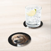 Cutest Baby Animals | Golden Retriever Puppy Runder Pappuntersetzer (Vor Ort)