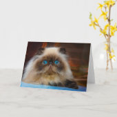 Cutest Baby Animals | Himalayan Cat Karte (Gelbe Blume)