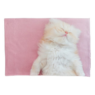 Cutest Baby Animals Lovely Kitten Sleeping Kissenbezug