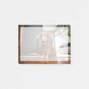 Cutest Baby Animals   Mini Dachshund Puppy Post-it Klebezettel