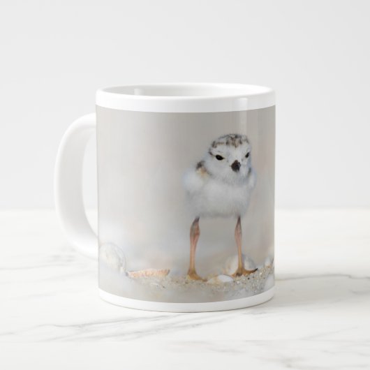 Cutest Baby Animals | Piping Plover Chick Jumbo-Tasse (Vorderseite Links)