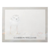 Cutest Baby Animals | Piping Plover Chick Notizblock (Vorderseite)