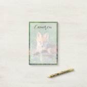 Cutest Baby Animals | Red Fox Kit Relaxing Post-it Klebezettel (Auf Schreibtisch)
