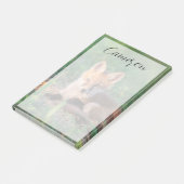 Cutest Baby Animals | Red Fox Kit Relaxing Post-it Klebezettel (angewinkelt)
