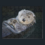 Cutest Baby Animals | Sea Otter Floating Puzzle<br><div class="desc">This Getty Cutest Baby Animals photo features a relaxed,  fluffy wild Sea Otter floating in a harbor in Monterey,  Central California.</div>