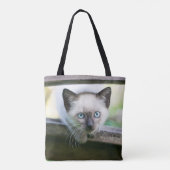 Cutest Baby Animals | Siamese Kitten Tasche (Rückseite)