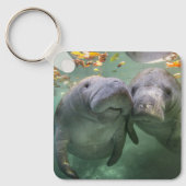 Cutest Baby Animals | Two Manatees Schlüsselanhänger (Vorderseite)