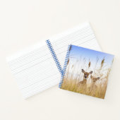 Cutest Baby Animals | Two Young White Tailed Deer Notizblock (Innenseite)