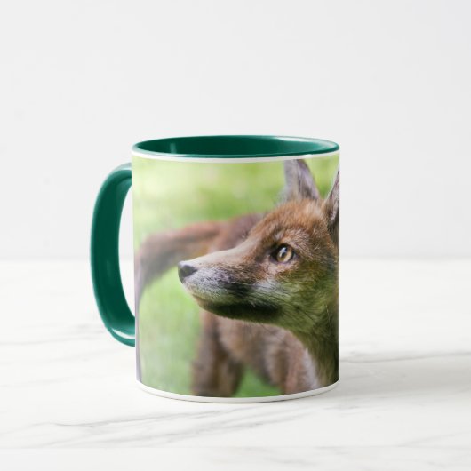 Cutest Baby Animals | Urban Fox Tasse (Vorderseite Links)