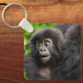 Cutest Baby Animals | Young Mountain Gorilla Schlüsselanhänger (Vorderseite)