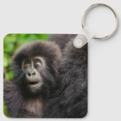 Cutest Baby Animals | Young Mountain Gorilla Schlüsselanhänger (Rückseite)