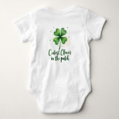 Cutest Clover in the Patch Baby Strampler (Rückseite)