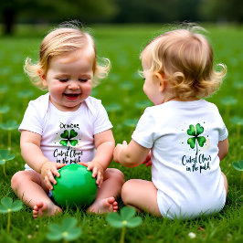Cutest Clover in the Patch  Baby Strampler
