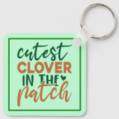 Cutest Clover in The Patch St Patrick's-60863 Schlüsselanhänger (Rückseite)