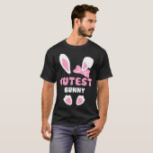 Cutest Girls Easter Rabbit I'm The Cutest Bunny Ea T-Shirt (Vorne ganz)