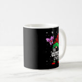 Cutest Gnome Red Buffalo Plaid Matching Family Chr Kaffeetasse (VorderseiteRechts)