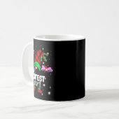 Cutest Gnome Red Buffalo Plaid Matching Family Chr Kaffeetasse (Vorderseite Links)