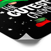 Cutest Gnome Red Buffalo Plaid Matching Family Chr Poster (Ecke)