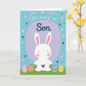Cutest Little Bunny Son Card Karte (Gelbe Blume)