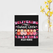 Cutest Little Valentines Labor & Delivery Vale Karte (Gelbe Blume)