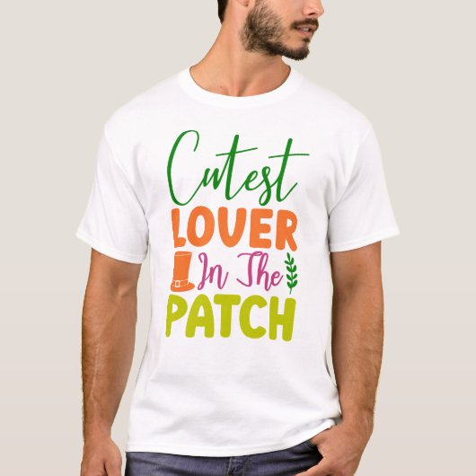 Cutest Lover in The Patch-60836 T-Shirt (Vorderseite)