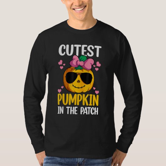 Cutest Pumpkin In The Patch Halloween Men Women T-Shirt (Vorderseite)