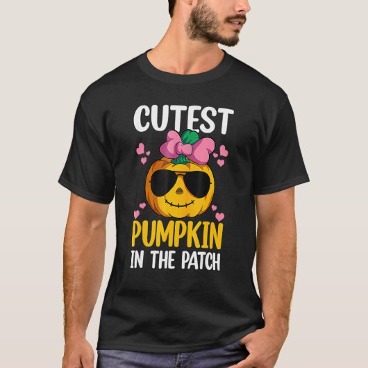 Cutest Pumpkin In The Patch Halloween Men Women T-Shirt (Vorderseite)