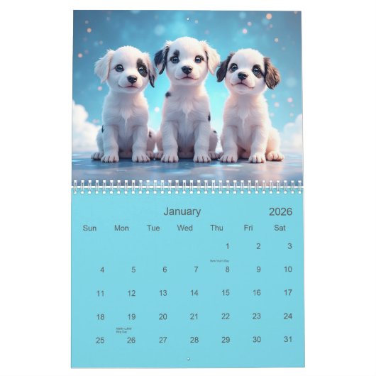 Cutest Puppy Calendar EVER! Kalender (Jan 2026)