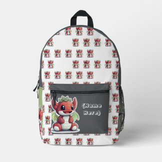 Cutest Strawberry Dragon Bedruckter Rucksack