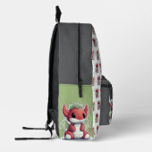 Cutest Strawberry Dragon ii, Bedruckter Rucksack (Links)