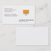 Cutesy Doggy Icon Visitenkarte (Vorne/Hinten)