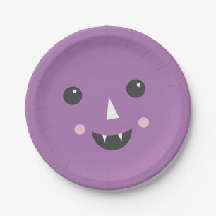 Cutesy Kid's Vampire Halloween-Party Plate Pappteller