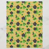 Cutesy Luck for Irish Word Search Game Flyer (Hinten)