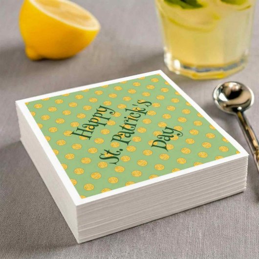 Cutesy Luck für das irische Papier Napkin Serviette