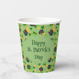Cutesy Luck für den Irish Paper Cup Pappbecher